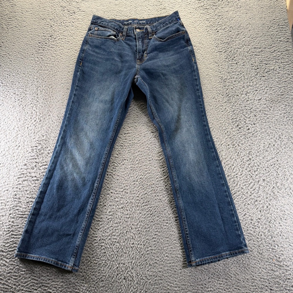 Old‎ Navy Built-In Flex Jeans Mens 29x30 Blue Cotton Denim Bootcut Faded Stretch